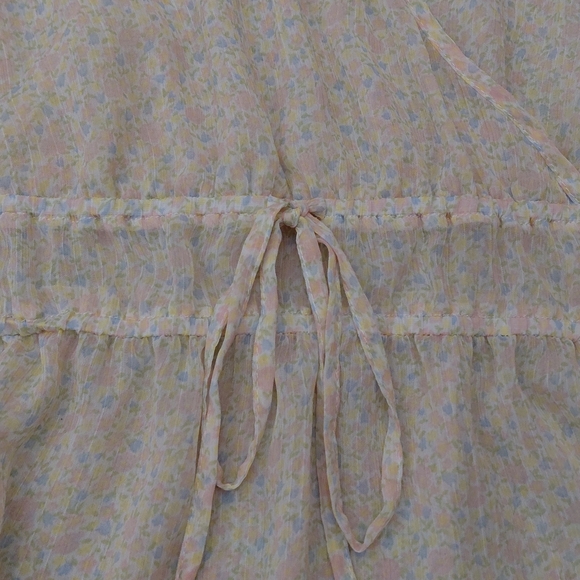 Joe Fresh Beige Wrap Blouse - Picture 4 of 5
